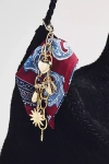 By Anthropologie Heritage Bow Bag Charm In Red