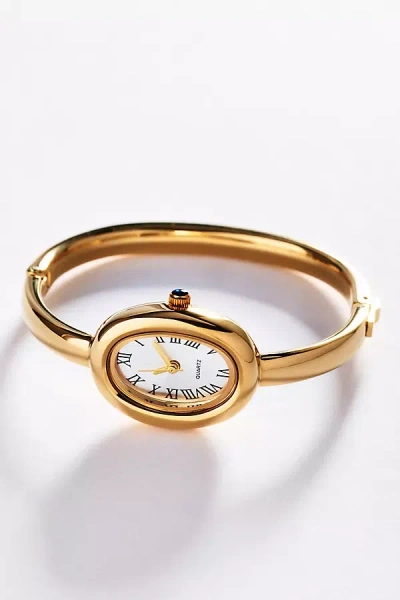 By Anthropologie Hinge Cuff Watch In Pattern