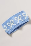 By Anthropologie Holiday Knit Headband In Blue