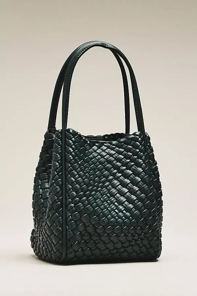 By Anthropologie Hollace Tote: Woven Mini Edition In Green