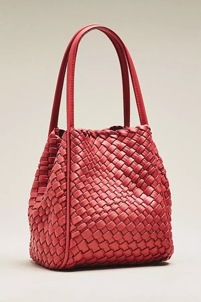 By Anthropologie Hollace Tote: Woven Mini Edition In Pink