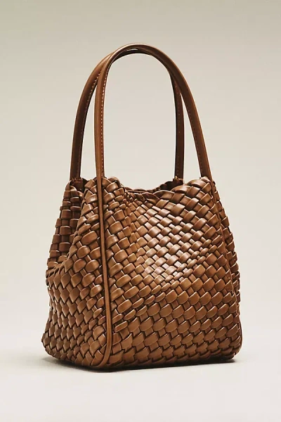 By Anthropologie Hollace Tote: Woven Mini Edition In Sand