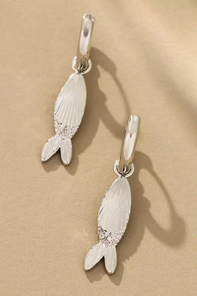 By Anthropologie Icon Charm Huggie Hoop Earrings