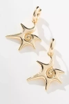 By Anthropologie Icon Charm Huggie Hoop Earrings