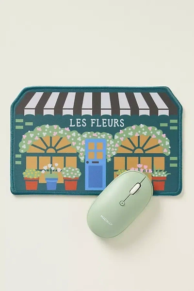 By Anthropologie Icon Desk Mousepad In Green