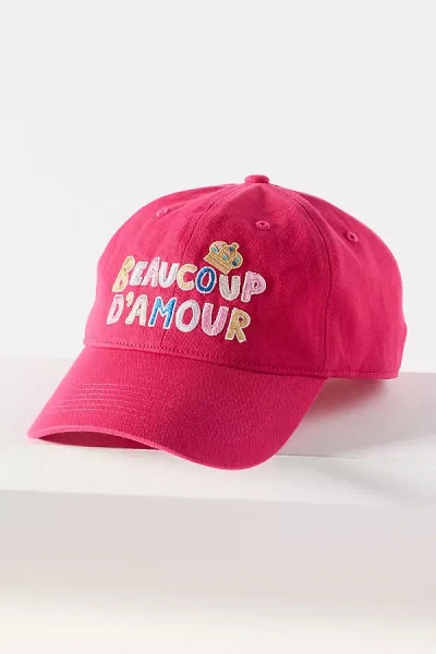 By Anthropologie Icons Baseball Cap In Red