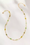 By Anthropologie Infinity Gemstone Necklace