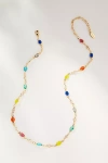 By Anthropologie Infinity Gemstone Necklace