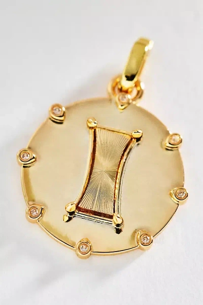By Anthropologie Initial Charm In Gold