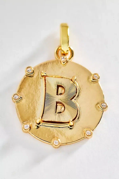 By Anthropologie Initial Charm In Gold