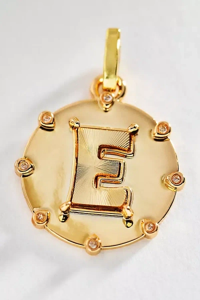 By Anthropologie Initial Charm In Gold