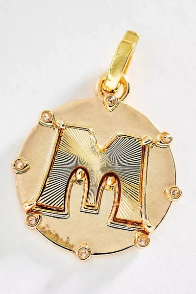 By Anthropologie Initial Charm In Gold