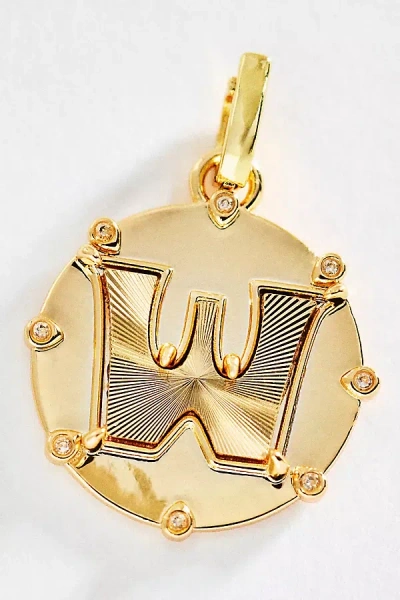 By Anthropologie Initial Charm In Gold