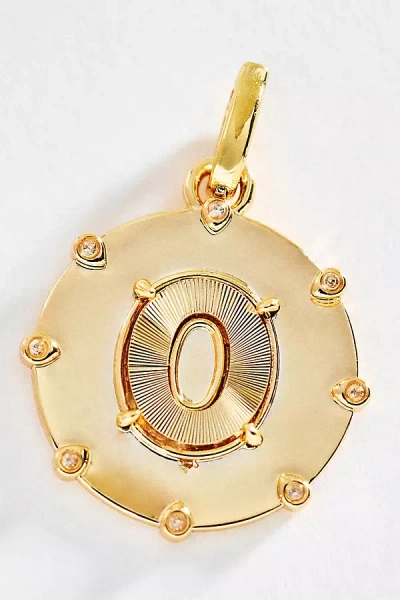 By Anthropologie Initial Charm In Gold