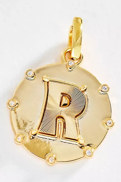 By Anthropologie Initial Charm In Gold