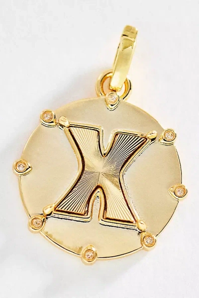 By Anthropologie Initial Charm In Gold