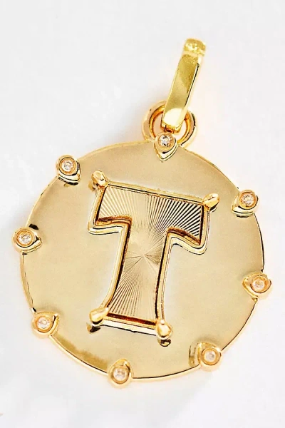 By Anthropologie Initial Charm In Gold