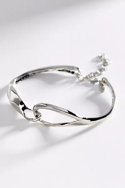 By Anthropologie Interlock Cuff Bracelet In Metallic