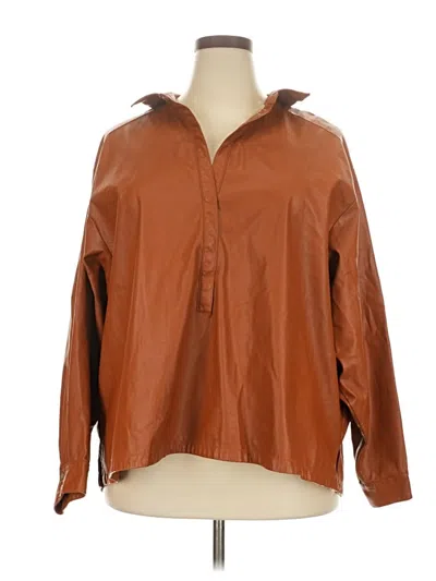 Pre-owned By Anthropologie Jacket In Brown