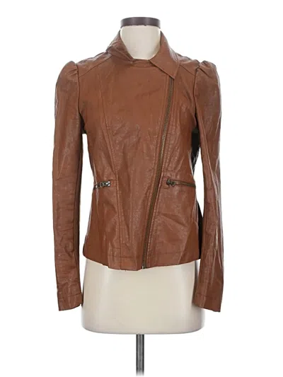 Pre-owned By Anthropologie Jacket In Brown