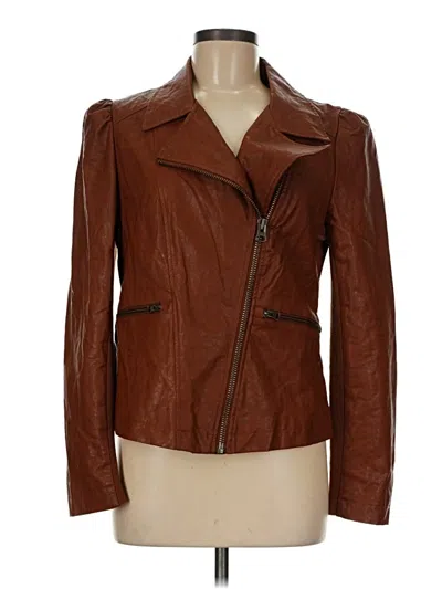 Pre-owned By Anthropologie Jacket In Brown