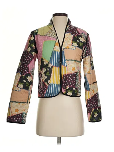 Pre-owned By Anthropologie Jacket In Gold