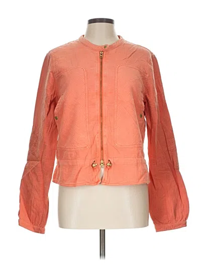 Pre-owned By Anthropologie Jacket In Orange