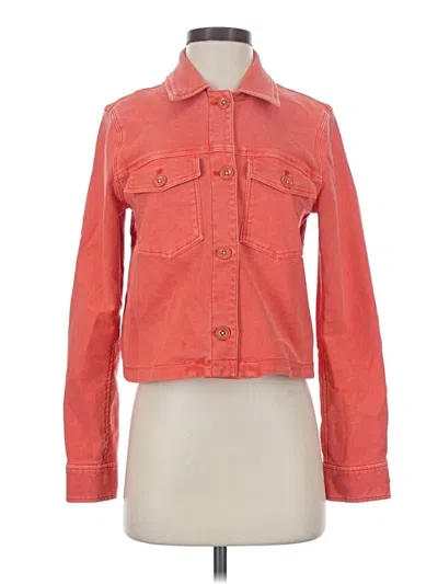 Pre-owned By Anthropologie Jacket In Orange