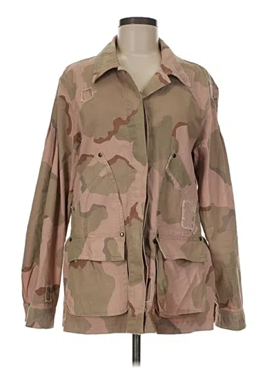 Pre-owned By Anthropologie Jacket In Tan