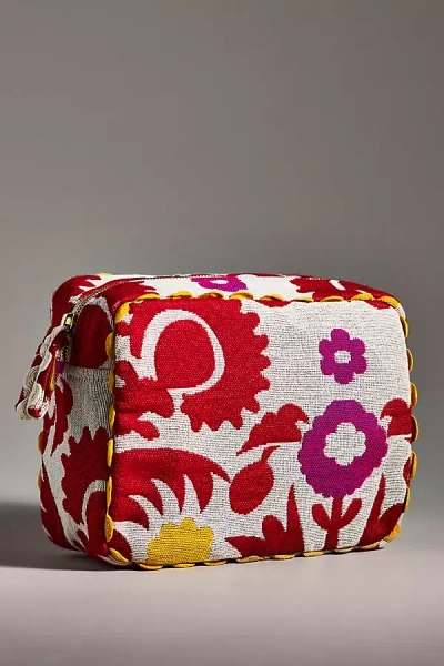 By Anthropologie Jacquard Cosmetic Bag