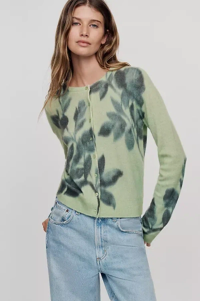By Anthropologie Juliet 100% Cashmere Cardigan In Green