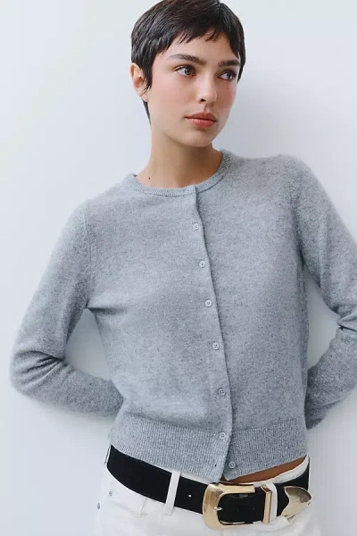 By Anthropologie Juliet 100% Cashmere Cardigan In Gray
