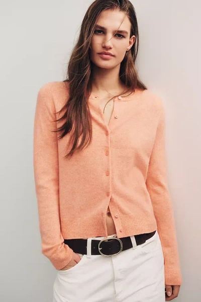 By Anthropologie Juliet Cashmere Cardigan In Orange