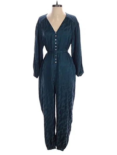 Pre-owned By Anthropologie Jumpsuit In Blue
