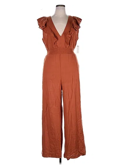 Pre-owned By Anthropologie Jumpsuit In Brown