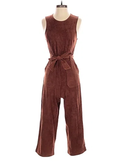 Pre-owned By Anthropologie Jumpsuit In Brown