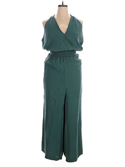 Pre-owned By Anthropologie Jumpsuit In Green