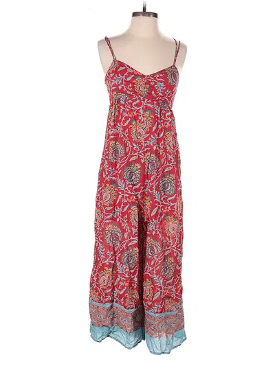 Pre-owned By Anthropologie Jumpsuit In Red