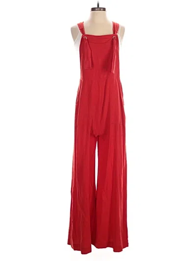 Pre-owned By Anthropologie Jumpsuit In Red