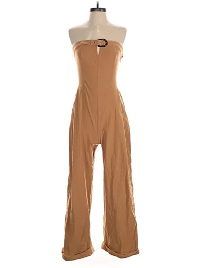 Pre-owned By Anthropologie Jumpsuit In Tan