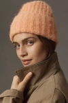 By Anthropologie Juniper Ribbed Beanie In Orange