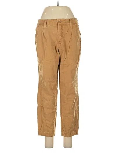 Pre-owned By Anthropologie Khaki Pant In Brown