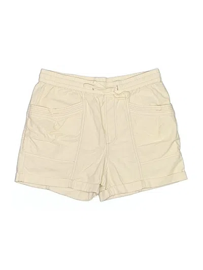 Pre-owned By Anthropologie Khaki Shorts In White