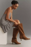 By Anthropologie Knee-high Pointed-toe Boots In Brown