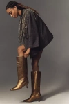 By Anthropologie Knee-high Pointed-toe Boots In Brown