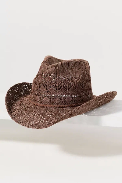By Anthropologie Lace Rancher Hat In Brown