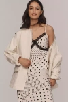 By Anthropologie Lace Tank Top In Black