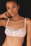 By Anthropologie Lace-trim Cotton Shelf Bralette