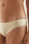 By Anthropologie Lace-trim Knit Briefs In Green