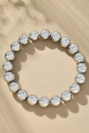 By Anthropologie Large Beaded Choker Necklace In Silver